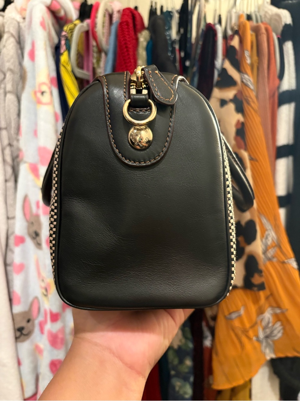Coach | Black Legacy Jacquard Mini Bennett Satchel - Picture 2 of 16